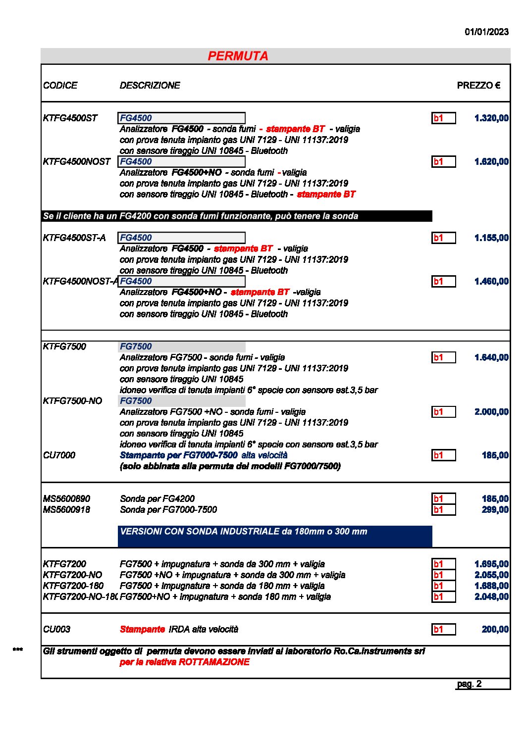 PROMO PERMUTA ANALIZZATORI 2023