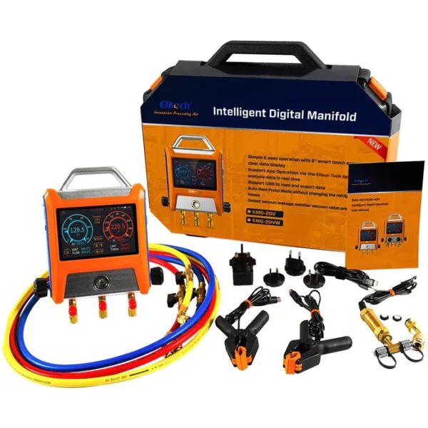 Elitech EMG-20V Collettore digitale intelligente a 2 valvole